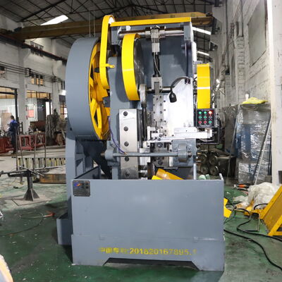 Compact Thread Rolling Machine , Automation Thread Former For M6 M24 U Bolt Fastener