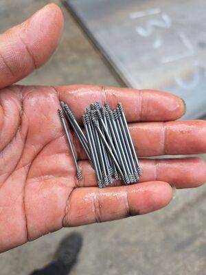 Stainless Steel Pin Making Machine High Precision Intelligent PLC Touch Screen Operation