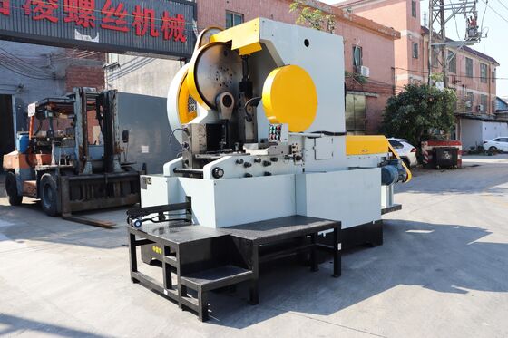 Easy Operate Thread Rolling Equipment , Automation Thread Cutting Machine