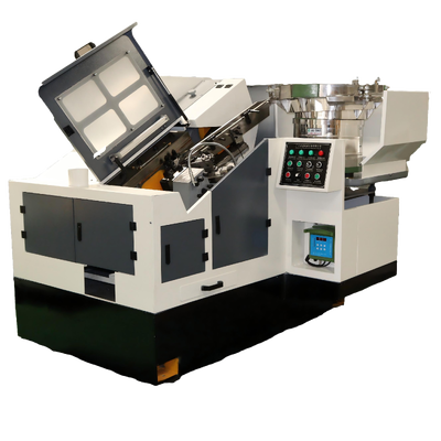 High Speed R6-100 Thread Rolling Machine With Vibrating Feeder | Stable Reliable Fastener Screw Bolt Thread Roller For Drywall Screw Production Line