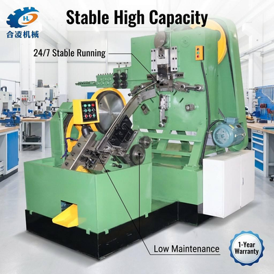 Factory Direct High Yield Compact Eye Bolt Forming Machine Small Footprint Fastener Manufacturing Equipment