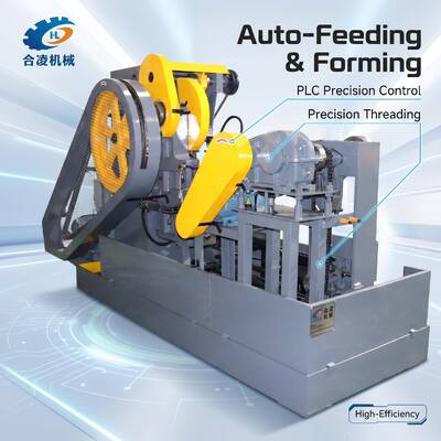 Compact Screw Bolt Thread Making Machine Fully Automated Low Consumption HELING Machinery